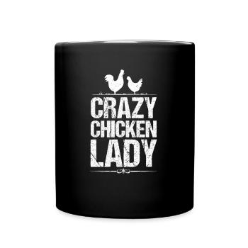 Chicken lady - Full Colour Mug - black - Front