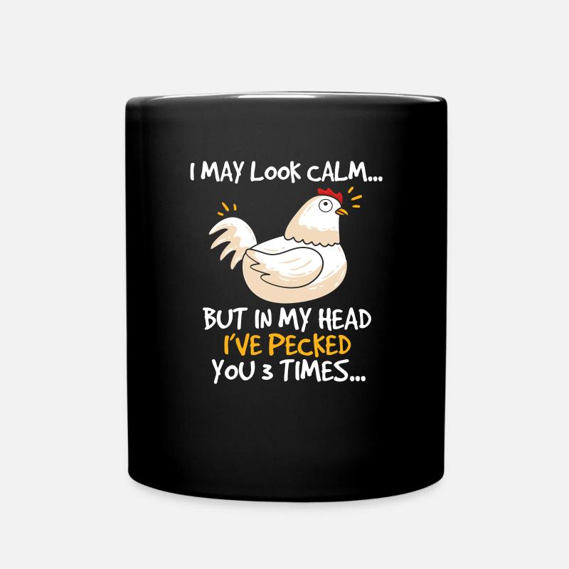 poulet - Mug uni - noir