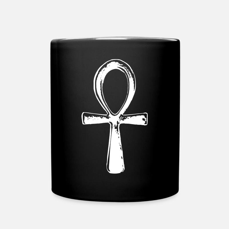 Ägypten Ankh Kreuz - Tasse einfarbig - Schwarz