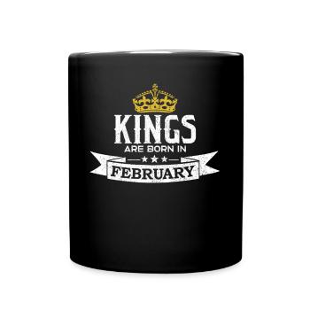 February King - Full Colour Mug - black - Front