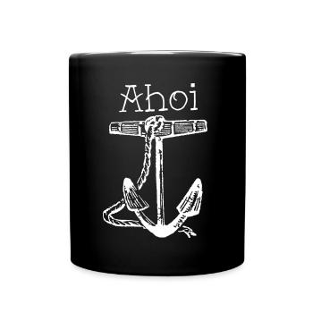 Anker Ahoi - Mug uni - noir - Devant