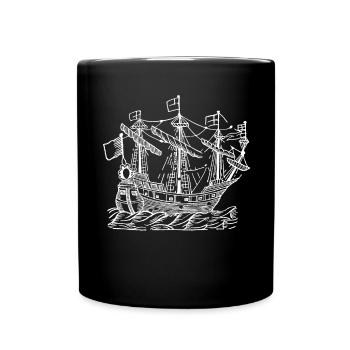 Sailboat sailboat - Full Colour Mug - black - Front