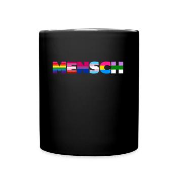 HUMAN Human LGBT transgenre gay fierté t-shirt - Mug uni - noir - Devant