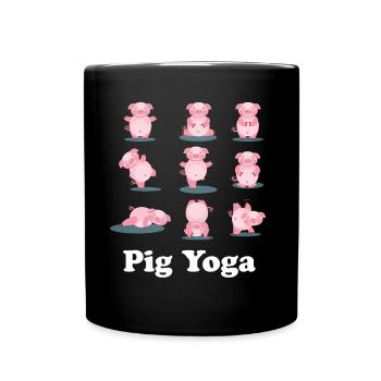 Année du cochon Nouvel An chinois 2019 Zodiac - Mug uni - noir - Devant