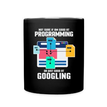 Programmierer Programmieren IT Computer Geschenk - Tasse einfarbig - Schwarz - Vorne