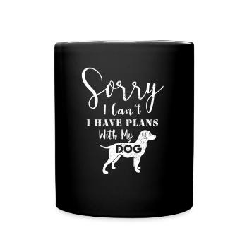 Dog Dogs Pet Owner Mistress Gift - Full Colour Mug - black - Front