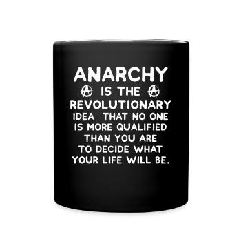 anarchy - Full Colour Mug - black - Front