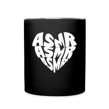 ASMR - Tasse einfarbig - Schwarz - Vorne
