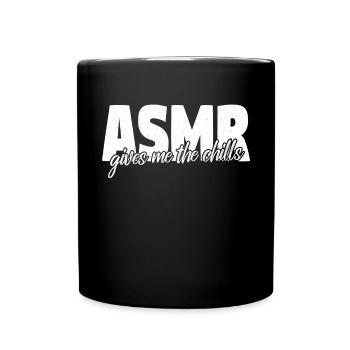 ASMR - Tasse einfarbig - Schwarz - Vorne