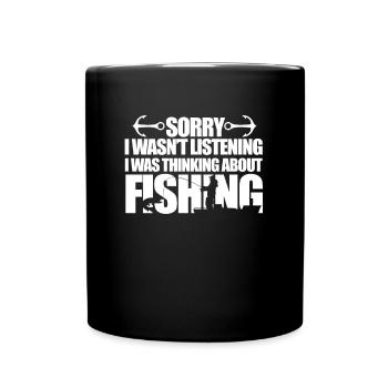 fishing - Full Colour Mug - black - Front