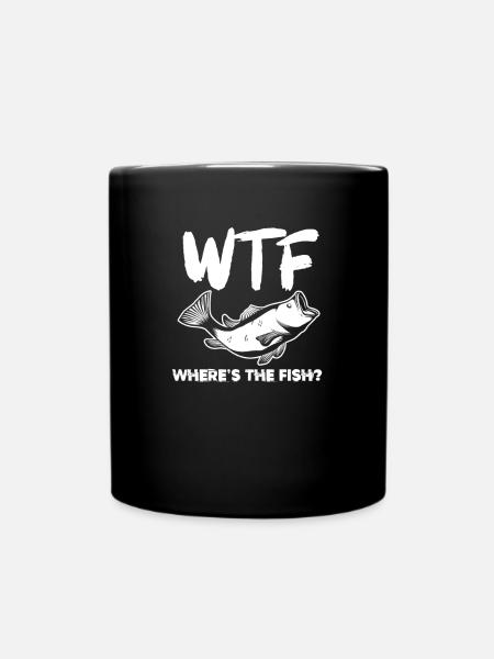 fishing - Full Colour Mug - black