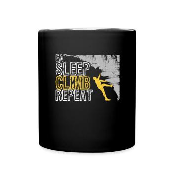 Escalade - Mug uni - noir - Devant