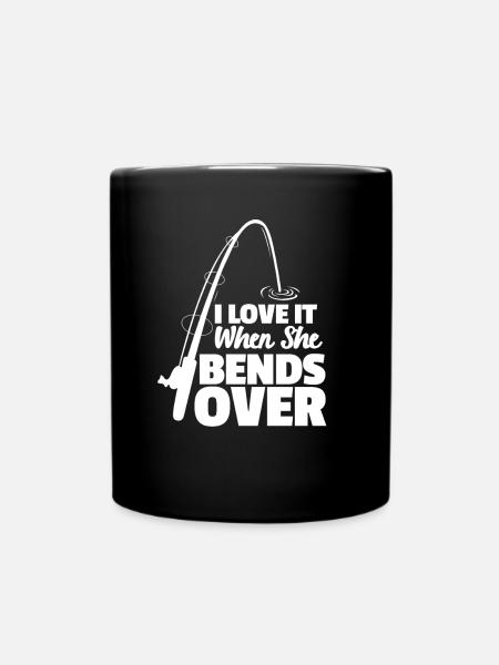 Angler - Tasse einfarbig - Schwarz