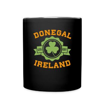 Donegal Ireland Counties Irish St Patricks Day - Full Colour Mug - black - Front