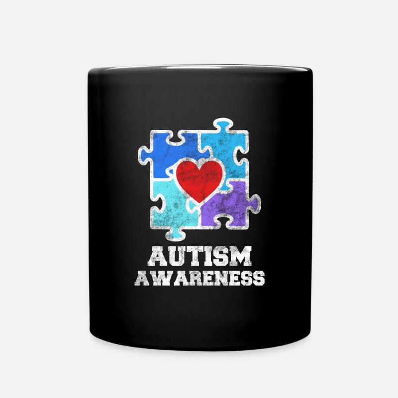 Autismus - Tasse einfarbig - Schwarz