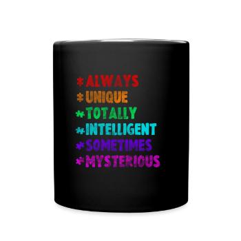 autism - Full Colour Mug - black - Front