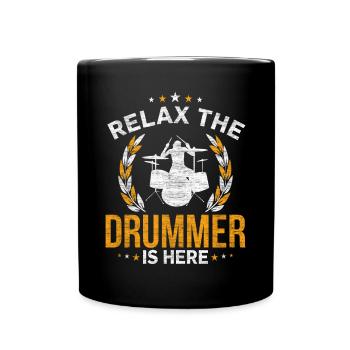 Drums - Full Colour Mug - black - Front
