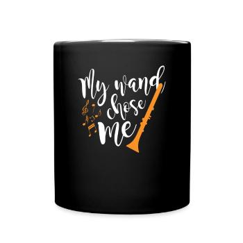 Klarinette - Tasse einfarbig - Schwarz - Vorne