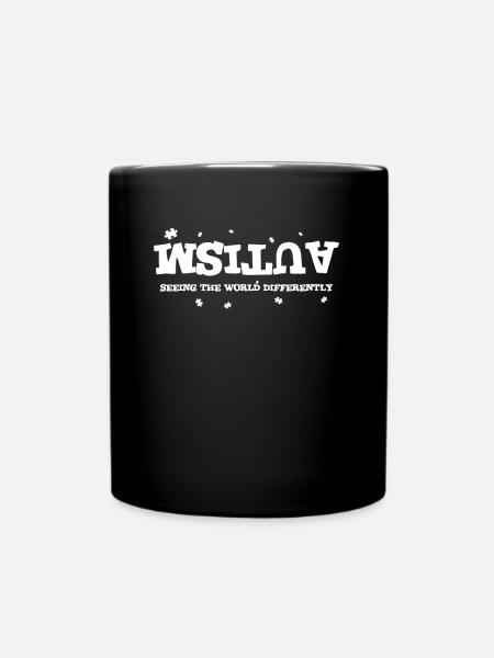autism - Full Colour Mug - black