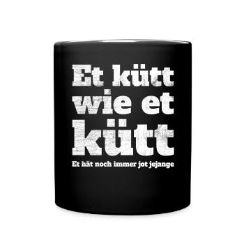 Köln Et Kütt Wie Et Kütt Kölner Grundgesetz Kölsch - Full Colour Mug - black - Front