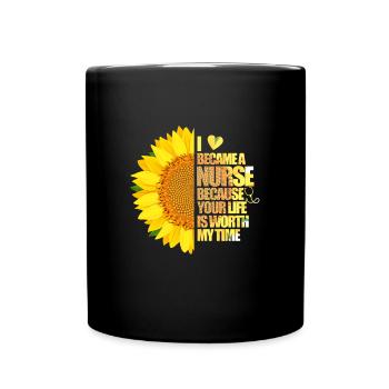 Nurse Nurse Nurse Gift - Full Colour Mug - black - Front