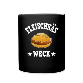 Viande Fromage Viande Sablée Fromage Baden Baden Nourriture - Mug uni - noir - Devant