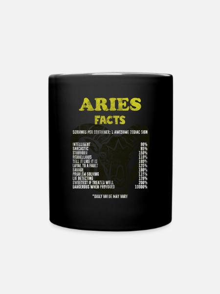 Aries - Full Colour Mug - black