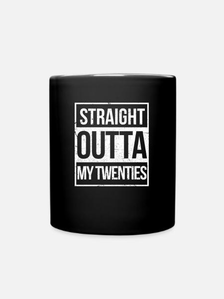 30th birthday - Full Colour Mug - black