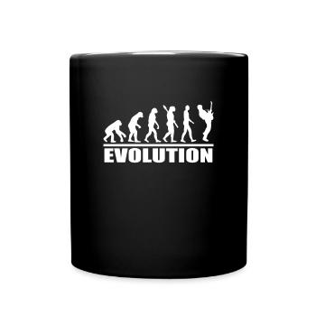 Gitarre Evolution - Tasse einfarbig - Schwarz - Vorne