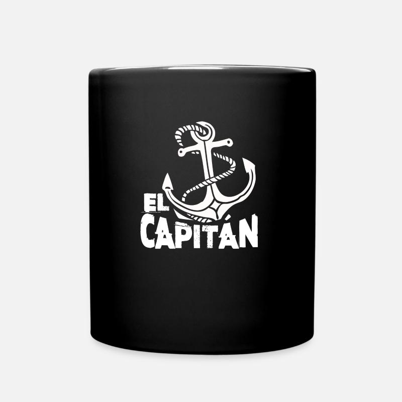 Kapitän - Tasse einfarbig - Schwarz