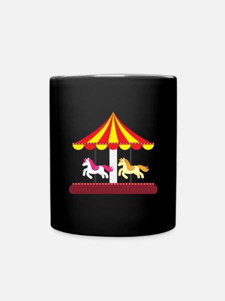 Cirque Manege Clown Animaux Jongleur Artiste Jongleur - Mug uni - noir