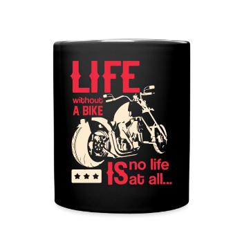 moto - Mug uni - noir - Devant