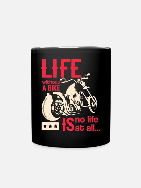 moto - Mug uni - noir