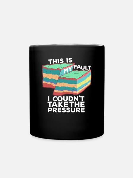 Tremblement de terre - Je ne pouvais pas supporter la pression - Mug uni - noir