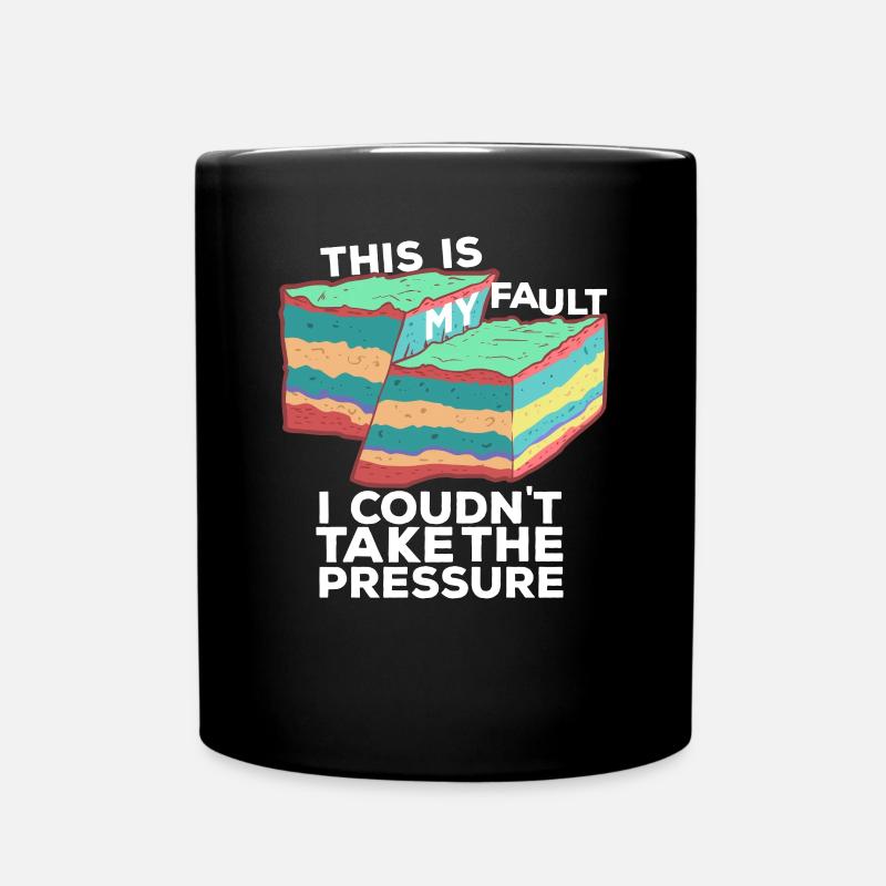 Tremblement de terre - Je ne pouvais pas supporter la pression - Mug uni - noir