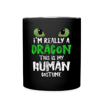 Dragon - Full Colour Mug - black - Front