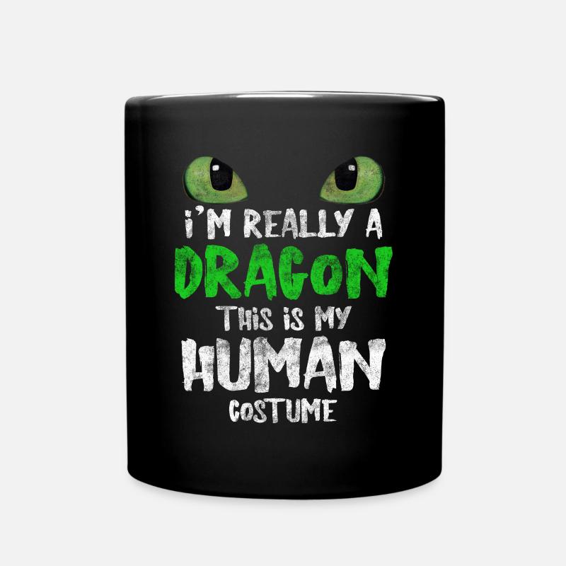 dragon - Mug uni - noir