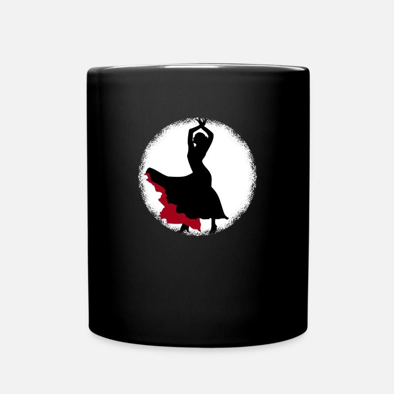 Flamenco-Tänzer - Tasse einfarbig - Schwarz