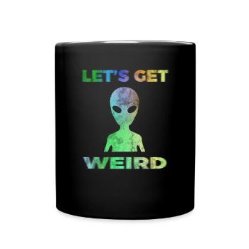 Alien - Tasse einfarbig - Schwarz - Vorne