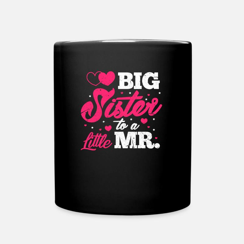 Big sister - Full Colour Mug - black