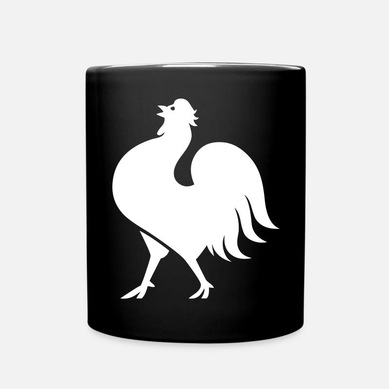 Coq coq - Mug uni - noir