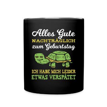 Tout Bonne nouvelle d’anniversaire oublié tasse - Mug uni - noir - Devant