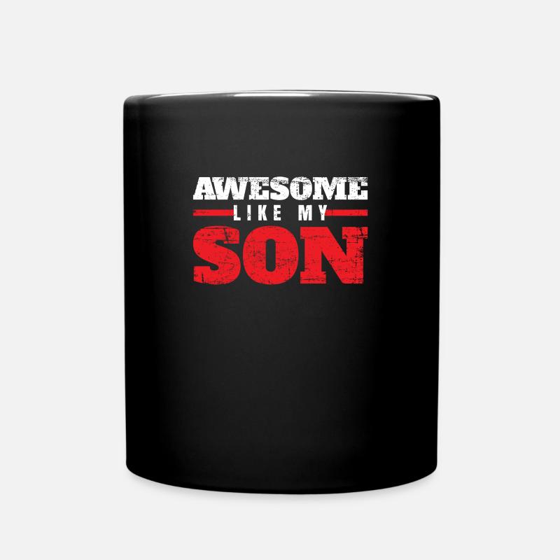 Père fils - Mug uni - noir