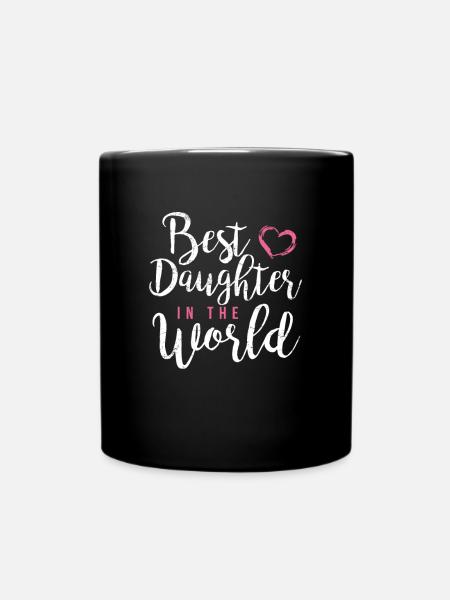 Tochter - Tasse einfarbig - Schwarz