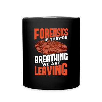 Don de sang de la police scientifique - Mug uni - noir - Devant