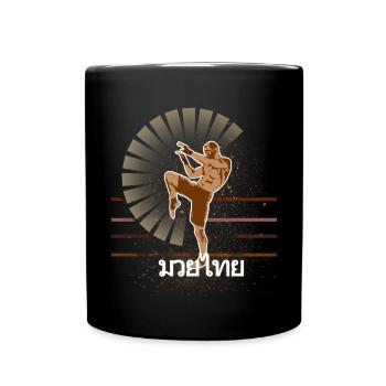 Muay Thai - Mug uni - noir - Devant