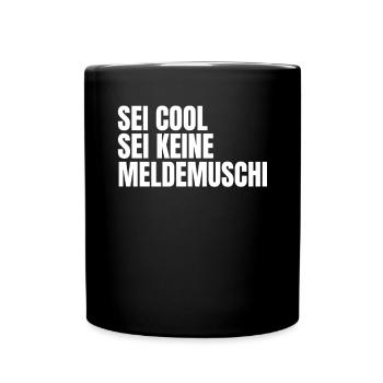 Meldemuschi Hater publie des messages sur Internet drôle - Mug uni - noir - Devant