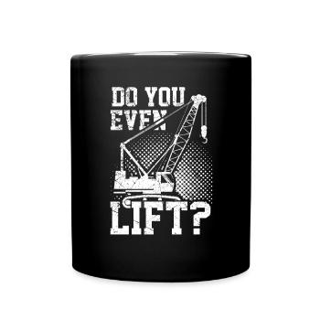 Grutier grutier grutier - Mug uni - noir - Devant