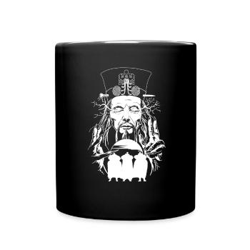 Big trouble in little china mit Lo Pans Geschenk - Tasse einfarbig - Schwarz - Vorne