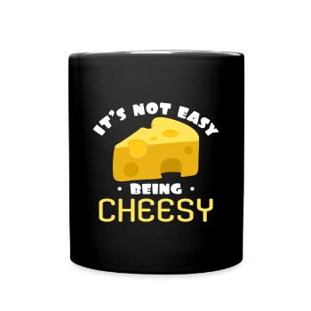 cheese - Full Colour Mug - black - Front